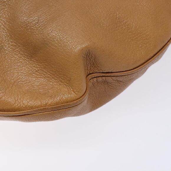 GUCCI Interlocking Shoulder Bag Leather Brown Gold - Picture 13 of 16